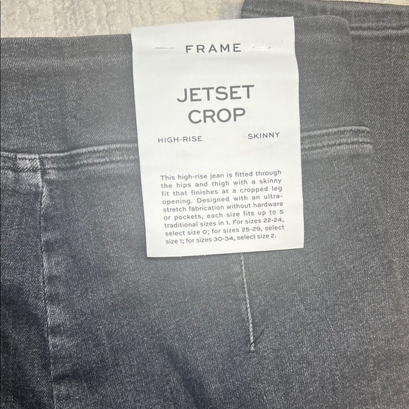 Frame Denim Women's Dark jeans high rise skinny size 1 - Picture 3 of 11